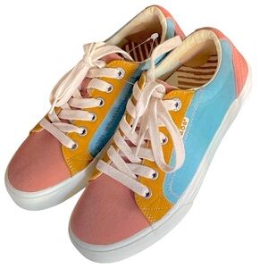 TAOS PLIM SOL Women's Multicolor Sneakers Women’s Size 6 Like New Colorful